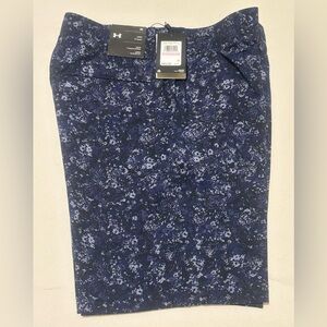 Under Armour Storm UA Drive Printed Golf Shorts DWR 1377403 410 Men’s Size 32